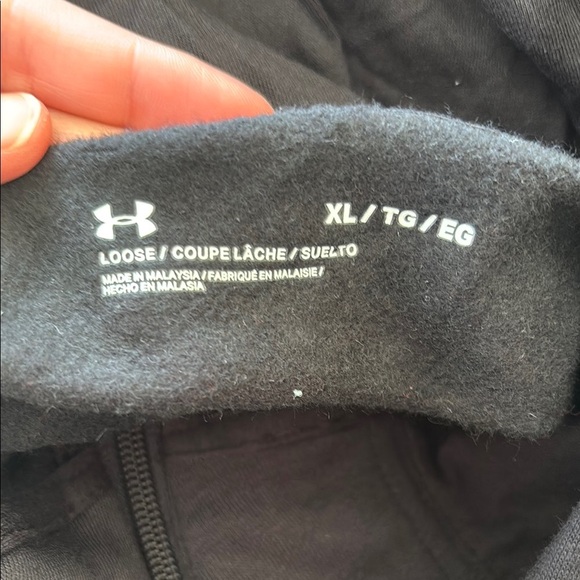 Under Armour Black Zip-Up Hoodie - Picture 2 of 3